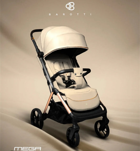 PASSEGGINO LEGGERO CON BORSA 0/22KG BEIGE BAROTTI MEGA