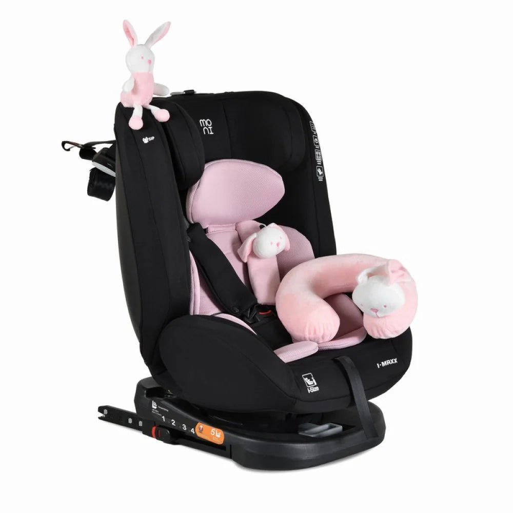 SEGGIOLINO AUTO MONI I-MAXX 360° I-SIZE 40-150CM ROSA