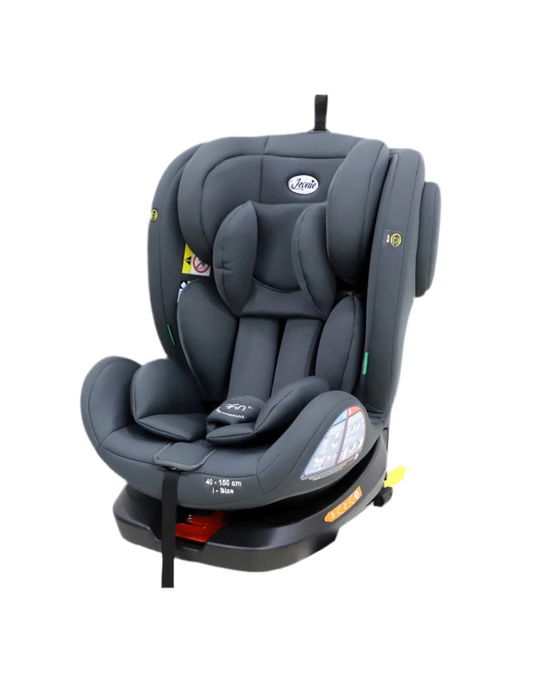 SEGGIOLINO AUTO LEONIE READY-GO 360° I-SIZE 40-150CM ISOFIX GRIGIO