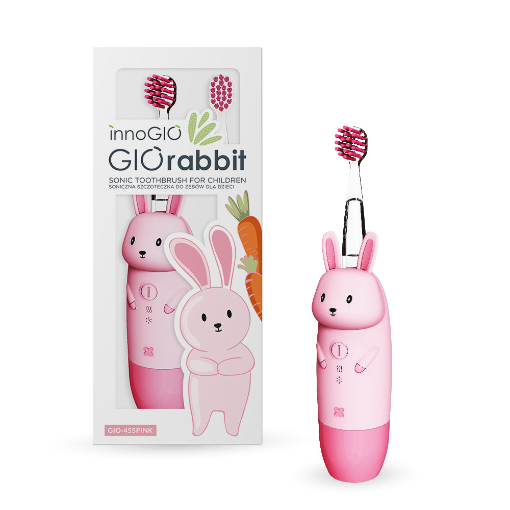 innoGIO Spazzolino Elettrico Sonico GIOrabbit Pink GIO-