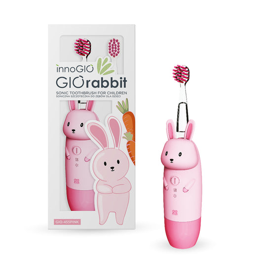 innoGIO Spazzolino Elettrico Sonico GIOrabbit Pink GIO-