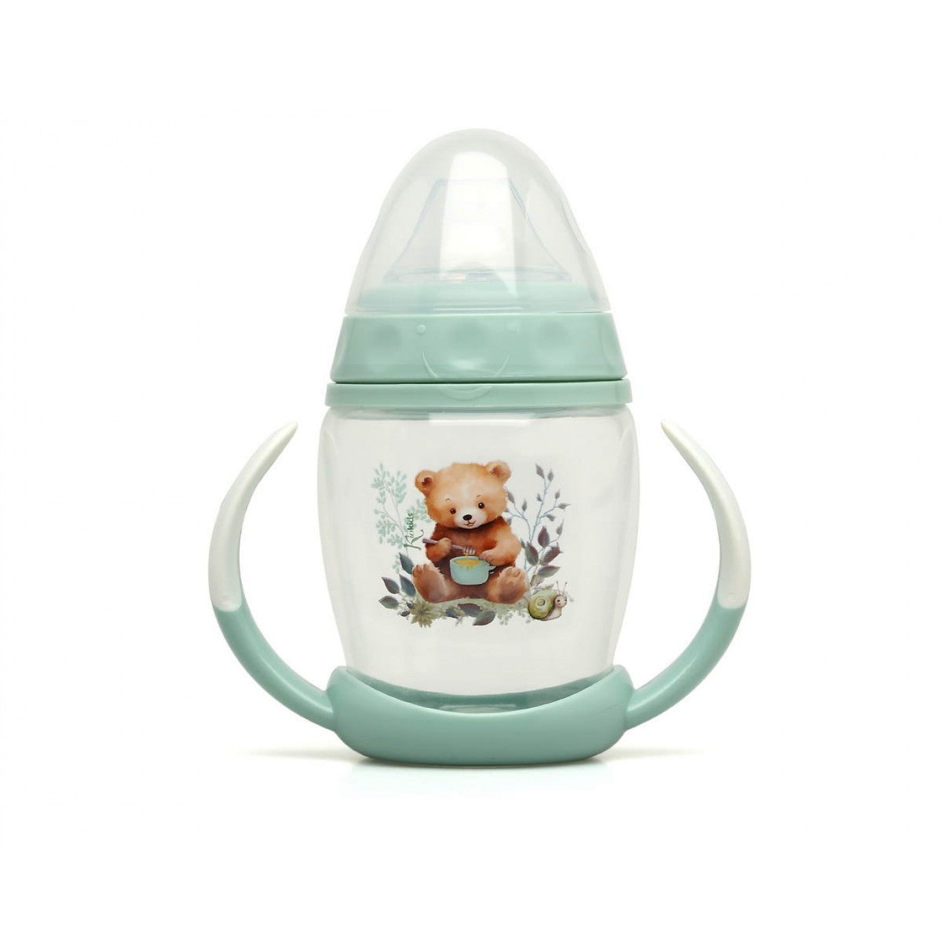 Kiokids Tazza di Apprendimento 1 Step Orso Salvia 270ml