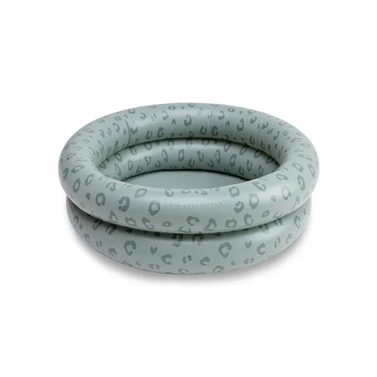 Piscina gonfiabile 2 anelli 60 cm con stampa leopardata verde Swim Essential