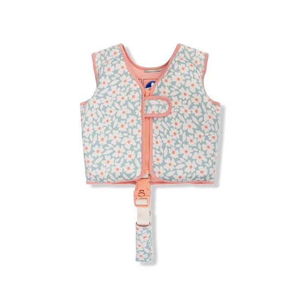 Gilet da nuoto  2/3 anni Verde fiorito