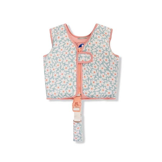 Gilet da nuoto  2/3 anni Verde fiorito