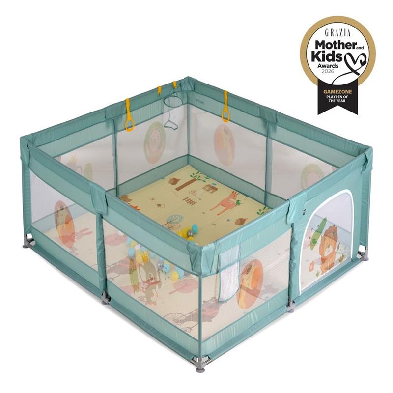 GameZone Tappeto con Recinto mint 120x120cm