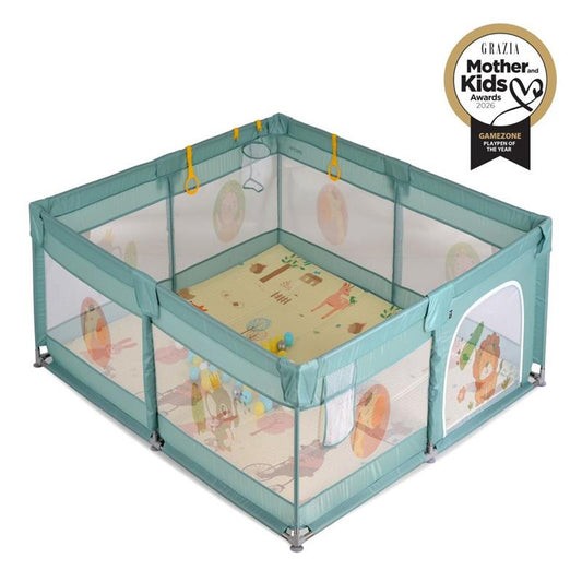 GameZone Tappeto con Recinto mint 120x120cm