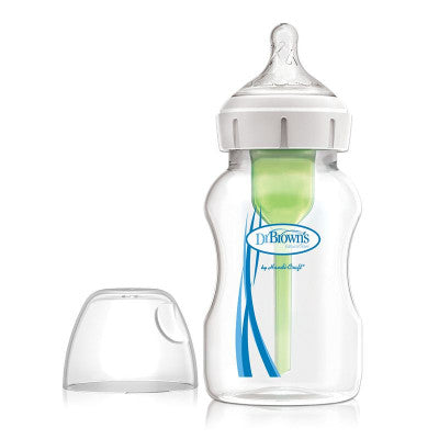 Dr. Brown's Biberon da 330ML con collo largo + tettarella 3m+ (lv 2)