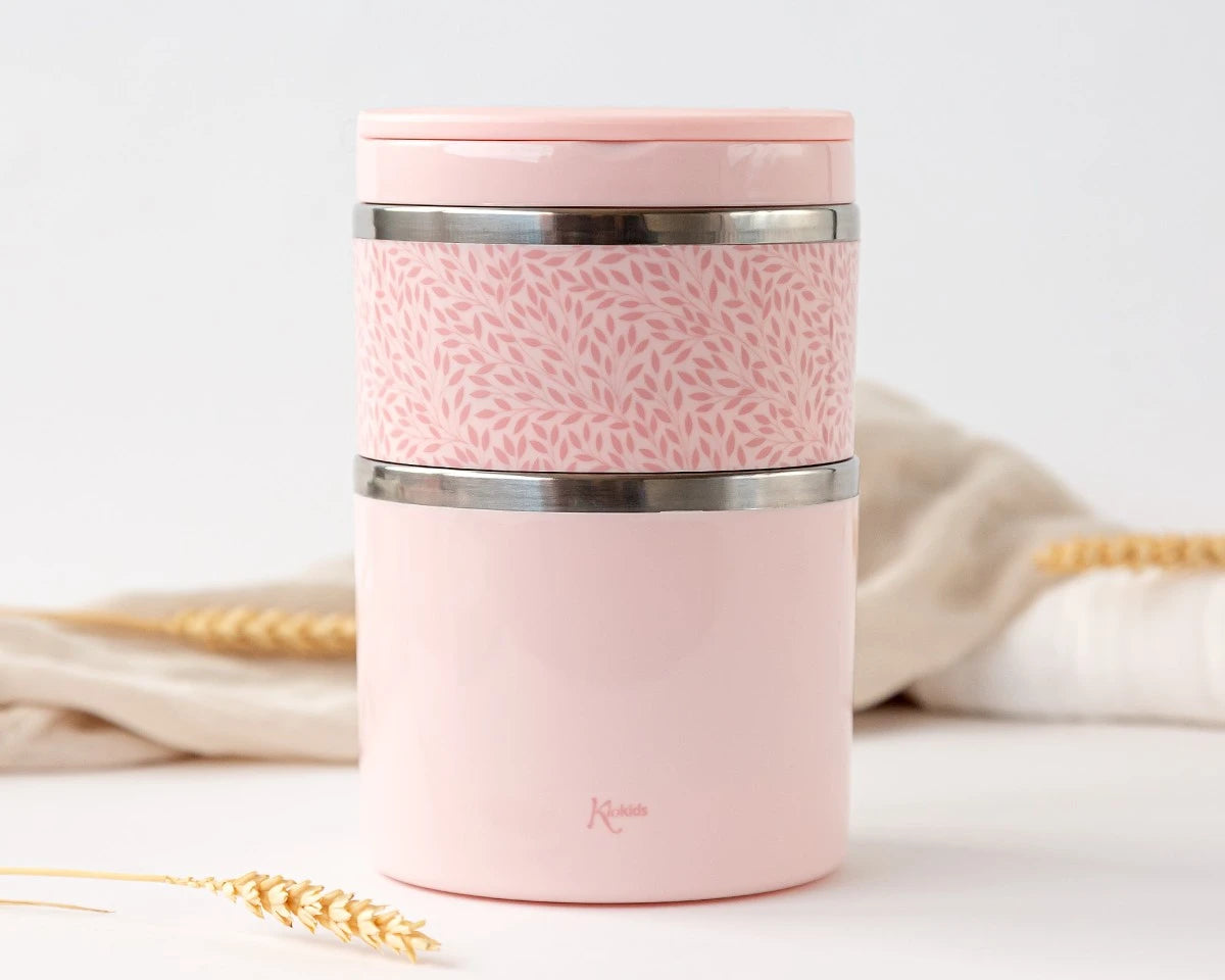 THERMOS DOPPIO PER ALIMENTI IN ACCIAIO INOSSIDABILE 930ML VARI COLORI