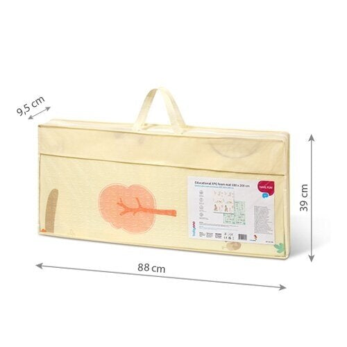 Babyono tappetino educativo in schiuma XPE 180x200 cm 1480