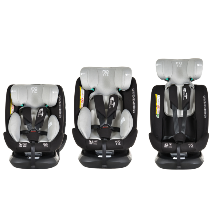 Seggiolino Auto Moni Serengeti I-Size-Light Grey